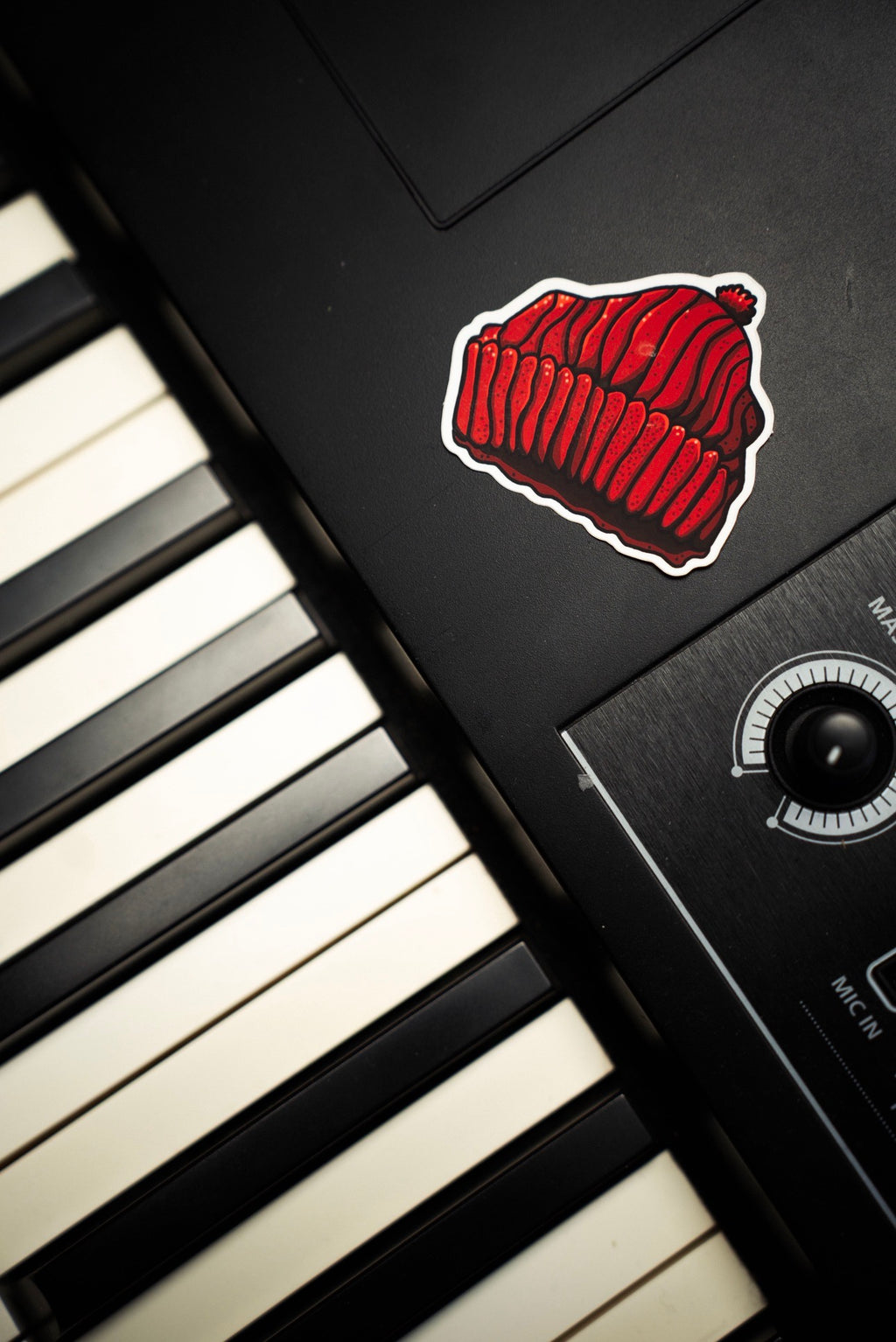 Red Beanie Sticker