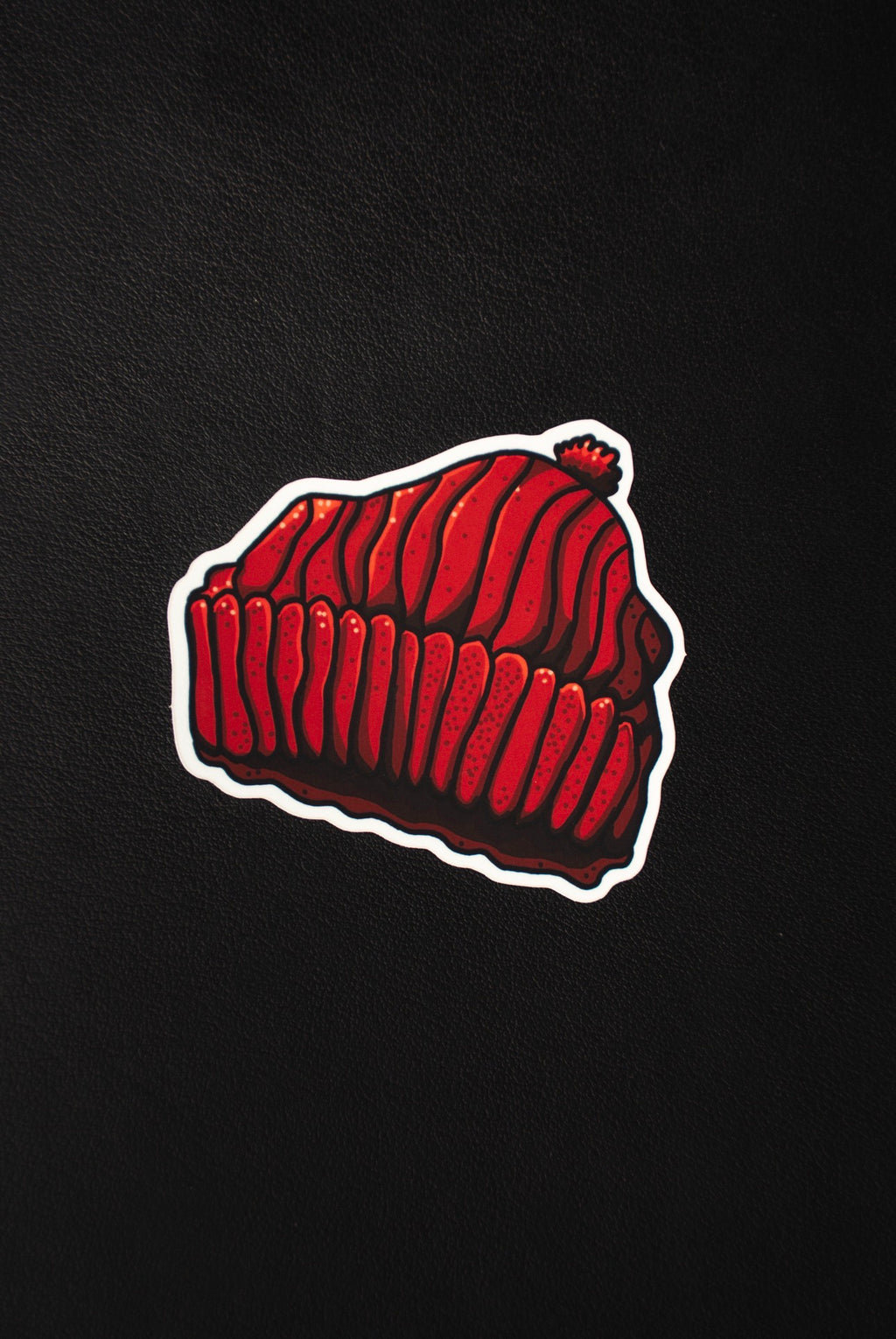 Red Beanie Sticker